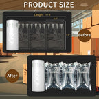 Air Pillows for Shipping 600 Count Inflatable Air Pockets Packaging Air Bags Cushioning Material, Box Filler Purse Stuffing to Keep Shape Alternative to Packing Peanuts 3.54'' x 7.87''
