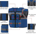 Safety Vest High Visibility Reflective Construction Vest for Men Women