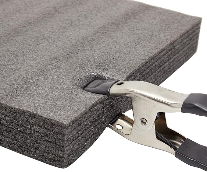 Okuna Outpost Foam Sheets - 16 x 12 x 0.5 in, Black, 2-Pack - High Density Polyethylene Padding & Packing Foam Pads for Backpack Bottom Padding & Tool Case Inserts - Customizable Craft Cushioning