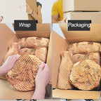 Dish Packing Kit Glassware Moving Supplies for Friagle Items 15"x500' Honeycomb Packing Paper Roll Recyclable Moving Paper with Fragile Stickers Alternative to Bubble Cushioning Wrap for Shipping