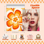 Metronic Poly Mailers 10x13" 1200pc Orange Flower, Small Shipping Bags for Clothes, Self Seal Shipping Envelopes for Small Business,Waterproof Mailers Poly Bags for Shipping,Packaging Mailing Bags