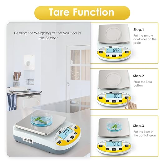 CGOLDENWALL High Precision Lab Scale Laboratory Analytical Electronic Balance Digital Precision Scale Pharmacy Jewelry Scale 110V Calibrated(2000g, 0.01g)