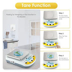 CGOLDENWALL High Precision Lab Scale Laboratory Analytical Electronic Balance Digital Precision Scale Pharmacy Jewelry Scale 110V Calibrated(2000g, 0.01g)