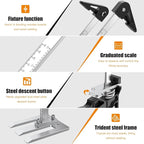 Labor-Saving Arm Jack Multifunctional Construction Jacks, Furniture Jacks，Lift Height 9 inches 400lb Load-Bearing for Installing Windows and Doors, Lifting Furniture, Woodworking Tools