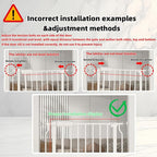 TSAYAWA Extra Wide Baby Safety Gate 29.6-33.8Inch Auto Close Child Gates, Pressure Mounted Gate for Stairs & Doorways, Indoor/Outdoor Heavy-Duty Pet Gate for Toddlers, Dogs, White