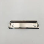 Shuokecrafts10 Pack Metal Clipboard Clips with Rubber Grips and Hanging Hole (10cm with Hook)