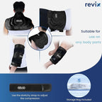 REVIX 20'' XXXL Reusable Ice Knee Wrap for Discomfort Reduction, Extra Large Cold Therapy Gel Pack for Knee, Back, Shoulder Relaxation and Post-Workout Recovery, Soft Plush Lining Cold Pack