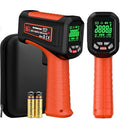 50:1 Infrared Thermometer Laser Temperature Gun -58℉~3272℉, Meat Food Pizza Oven Grill Thermometer for Griddle Accessories, Heat Gun for Cooking, HVAC, Engine Surface Temp Reader