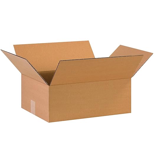 TAPE LOGIC 16 x 12 x 6 Corrugated Cardboard Boxes, Flat 16"L x 12"W x 6"H, Pack of 25 | Shipping, Packaging, Moving, Storage Box for Home or Business, Strong Wholesale Bulk Boxes