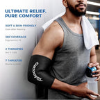 Tolaccea Hot & Cold Therapy Flexible Ice Packs (Black, X-Large)