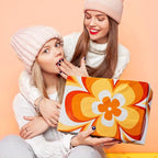 Metronic Poly Mailers 14.5x19 Inch Shipping Bags for Clothes,Self Adhesive Shipping Envelopes for Small Business,Waterproof Mailers Poly Bags for Shipping,Packaging Mailing Bags Orange Flower 50pc