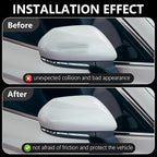 DGSL Car Door Edge Guards Door Sill Protector, 0.8In x 16.4Ft 5D Carbon Fiber Car Wrap Film, Vinyl Automotive Wrap Film Anti-Collision Fits for Most Car (Transparent)