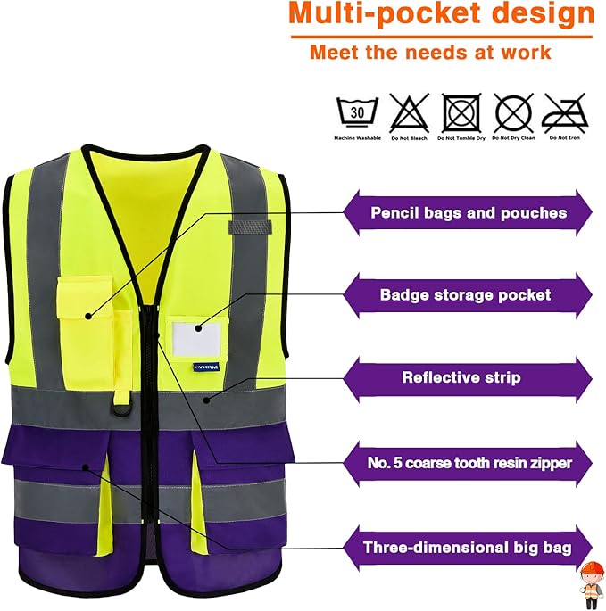 A-SAFETY high vis vest