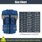 Safety Vest High Visibility Reflective Construction Vest for Men Women
