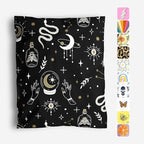 Package Mint Poly Mailers 14x19 100 Pack | Waterproof & Tear Resistant Mailing Envelopes | Small Business Supplies | Shipping Bags for Clothes | Cute Small Business Bags - Celestial Magic