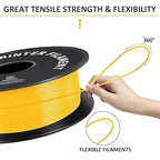 Geeetech Yellow PLA Filament 1.75mm, 3D Printer Filament Dimensional Accuracy +/- 0.02 mm, Upgrade Tidy Winding Tangle-Free, 1kg Spool(2.2lbs) Fit Most FDM 3D Printers