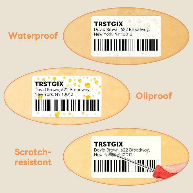 Compatible DYMO 30256 (2-5/16" x 4") Direct Thermal Shipping Labels, Large Barcode & Address Labels Replacement for DYMO LabelWriter 450, 4XL, Rollo, Zebra (24 Rolls / 7200 Labels), TRSTGIX