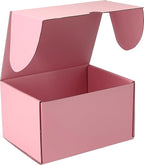 Pink Shipping Boxes for Small Business Pack of 15-12x9x6 inches Cardboard Corrugated Mailer Boxes for Shipping Packaging Craft Gifts Giving Products