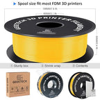 Geeetech Yellow PLA Filament 1.75mm, 3D Printer Filament Dimensional Accuracy +/- 0.02 mm, Upgrade Tidy Winding Tangle-Free, 1kg Spool(2.2lbs) Fit Most FDM 3D Printers