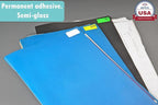 Royal Green Small Rectangle Stickers 1.57 inch x 0.75 inch Color Code Labels in Forest Green (40mm x 19mm) - 300 Pack
