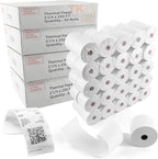 2-1/4''x230' Pos Thermal Receipt Paper Cash Register Roll, 200 rolls