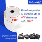 50 Rolls of 2 1/4 x 200 Thermal Paper Rolls for CBM 262, CBM 291, ER-A450T, UP-700, XE-A201, XE-A202