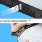 Outus 120 Pcs Poly Mailer Envelope 4 Sizes Shipping Bags Self Adhesive Clasp Envelope Self Adhesive Tear Proof Mailing Covers(8 x 12 In, 10 x 14 In, 13 x 18 In, 15 x 20 in,White)