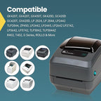 12 Rolls 4" x 2" Thermal Labels - 760 Paper Stickers Per Roll - 4 Rolls - fits Zebra LP2844, GC420, GK420, GX430, ZD220, ZD420, ZD500, ZD620, ZP-500, GT800 Direct Thermal Printers