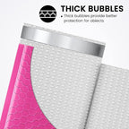 Fuxury Pink Bubble Mailers 4x8" 200 Pack Usable Size 4x7" Waterproof Padded Envelopes Self Seal Bubble Envelopes Padded Mailers for Small Business Envelope Mailers