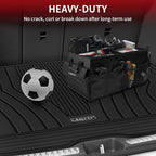LASFIT Cargo Mat for Mercedes Benz GLC SUV 2026 2025 2024 2023 300 / AMG / 63AMG S E (Not Fit PHEV (350e)), All Weather TPE Cargo Liner Custom Fit GLC 2023-2026 Trunk Mat, Black
