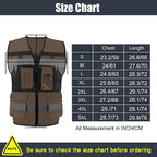 Safety Vest High Visibility Reflective Construction Vest for Men Women