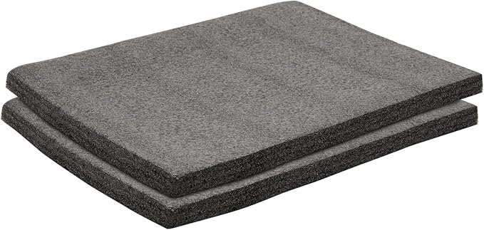 Okuna Outpost Packing Foam Sheets - Closed-Cell Polyethylene Inserts & Foam Dividers for Cases - Custom Craft Projects & Craft Sheets - 16 x 12 x 1 in, Pack of 2