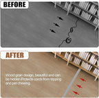 MYFAMIREA 5FT Floor Cord Cover for Wire Self Adhesive Cable Cavity Management PVC Extension Cord Hider Power Floor Wire Protector Cover Prevent Cable Trip for Office Home Outdoor (Gray, 1.97'')
