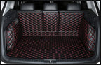 Trunk Cargo Liner for Mercedes GLE SUV GLE300 GLE320 GLE350 GLE400 2020-Current 5-Seater with 34/32/34 Full Coverage Protection, All Season, Heavy Duty Black w/Red Stitching