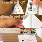 4x6 Direct Thermal Labels - Fanfold with Perforations - Permanent Adhesive - 2 Stack 1000 Labels