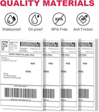 Thermal Labels 4x6 Roll - 10000 Labels, 4x6 Perforated Postage Shipping Label for Rollo, Zebra, MUNBYN and Polono Thermal Printers (NOT for DYMO)