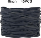Rubber Bands Garbage Can Bands Elastic Large 8inch 45Pcs Trash Cans Rubber Bands Elastics Bands for Office Supplies Home