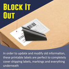 L LIKED 2.25" x 4" Direct Thermal Labels, Permanent Adhesive Shipping Postage Label & Compatible with Rollo, Zebra and Other Desktop Printers (1 Roll, 350 Labels)