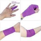 [8 Pack-4" x5Yards] Assorted Color- Self Adhesive Bandages Wrap, Athletic Elastic Cohesive Bandage for Vet Wrap, Sports Injury, Strain, Knee&Wrist, Ankle Sprains. First Aid Non-Woven Bandages