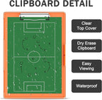 Rimilak Plastic Clipboard with Storage, Side Opening with 2 Compartment, Size 13.3 x 9.4 x 1.5 Heavy Duty High Capacity Nursing Box for Work School & Office Supplies, Orange