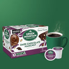 Green Mountain Coffee Roasters Dark Chocolate Hazelnut Coffee, Keurig Single Serve K-Cup Pods, 10 Count