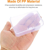HARFINGTON 2pcs Component Storage Box 3.54" PP Electronic Organizer Box with Cover Hardware Containers Tools Boxes for Small Accessories
