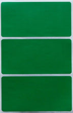 Royal Green Rectangular Stickers Color-Coding Labels for Organizing, Moving, and Storage Boxes 4" x 2" Stickers to Write On Name Tags, 45-Pack (Green)