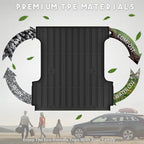 KARPAL Truck Bed Mat for Ford F150 & Lightning 2024-2026 5.5FT Bed, All Weather TPE Truck Bed Liner Cargo Trunk Accessories for F150/Lightning