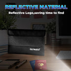5200℉ Fireproof Document Bag, Fireproof Money Bag for Cash, Fireproof Pouch for Important Documents and Valuables, 11x7.7 Inch, Waterproof Zipper