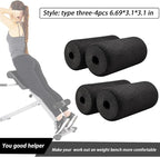 Protective Pads Cushion (6.69*3.1*3.1 in), Sponge for Exercise Equipment，Workout Machine-Sit ups, Barbell Bench