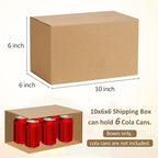 Eupako 10x6x6-Small-Shipping-Boxes-30-Pack-Brown-Corrugated-Box-Mailers, Cardboard Boxes for Packaging Small Business, Mailing