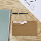 250 PCS Brown Self Seal Kraft 4-1/8 x 9-1/2 Inches Security Envelopes, Windowless, Invisible, Super Strong Quick Seal, Security Tint Pattern Secure