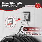 2 Rolls Car Double Sided Tape High Temperature Resistant Heavy Duty, Made of 3M, 19.7 Ft X 0.6 ", Strong Adhesion and Multi-Purpose Automotive Parts Mounting Tape