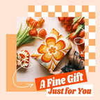 Metronic Poly Mailers 10x13" 1200pc Orange Flower, Small Shipping Bags for Clothes, Self Seal Shipping Envelopes for Small Business,Waterproof Mailers Poly Bags for Shipping,Packaging Mailing Bags